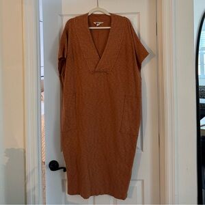 Free People FP Beach Mustard Yellow Midi-Dress Beach Cover Up